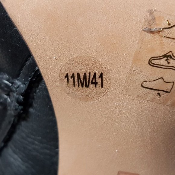 Vince Camuto Taminan Suede Ankle Boots Black Leather Womens Size 11 / 41 - Picture 8 of 8